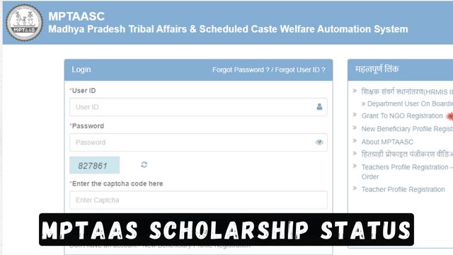 MPTAAS Scholarship 2024 Status